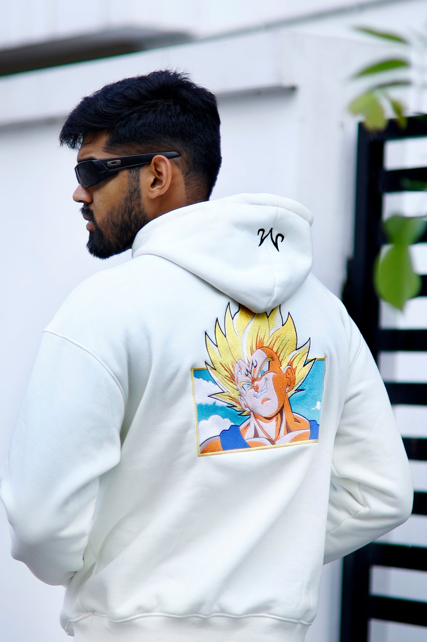 Majin Vegeta - Off White Hoodie